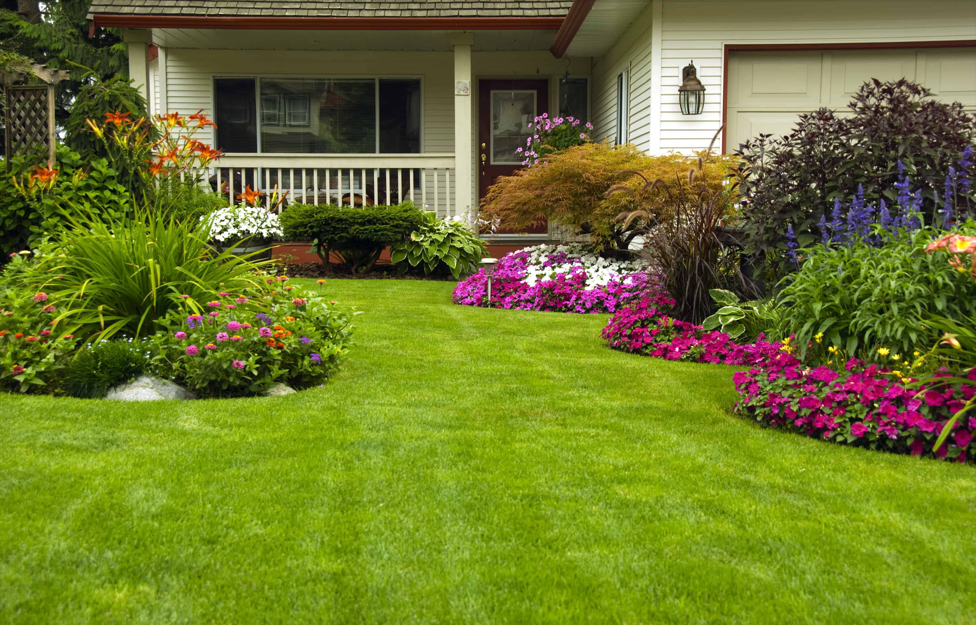 Flower garden ideas in front of the house 1001 Gardens